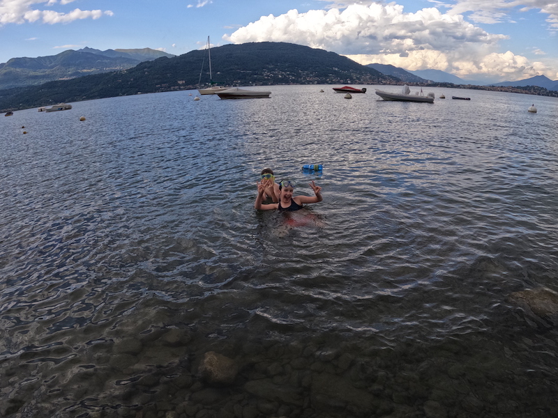 Baden im Lago Maggiore