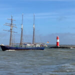 Segelschiff am ausfahren