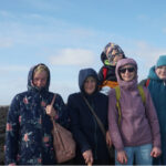 Windige Angelegenheit auf dem Weg zum Leuchtturm