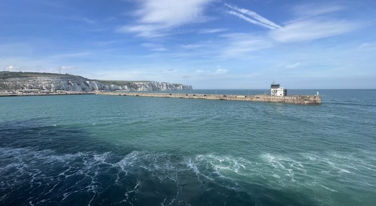 Ankunft in Dover...