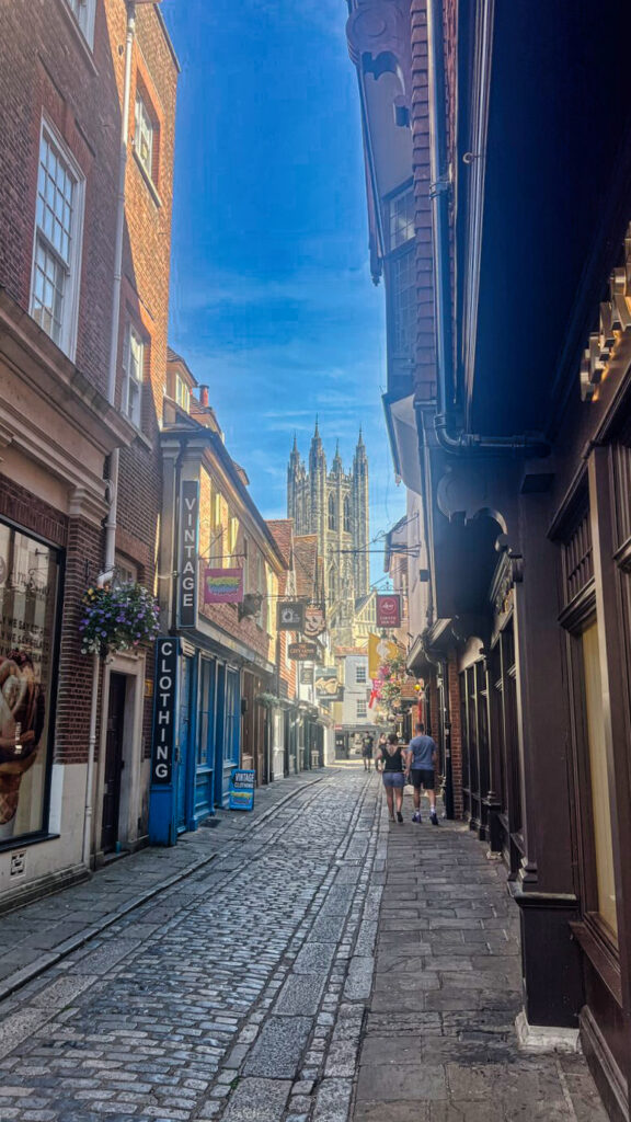 Blick auf die die Canterbury Cathedral